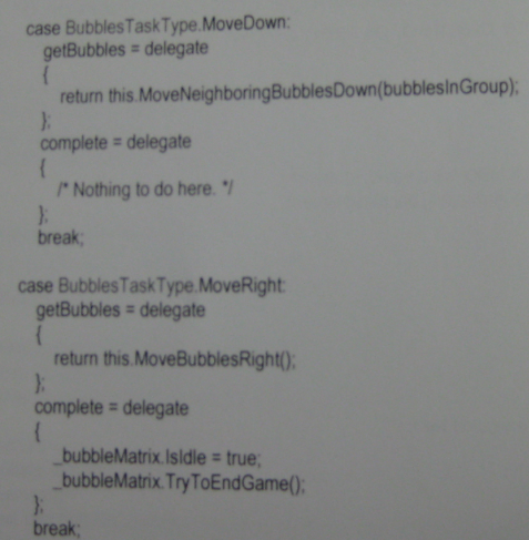 bubbleTaskType enum switch statement