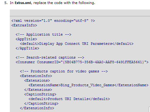 Search Extensiblity changes in Extra.xml