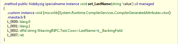 LastName MSIL