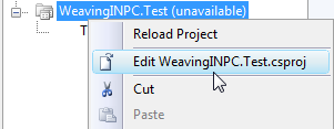 Edit project