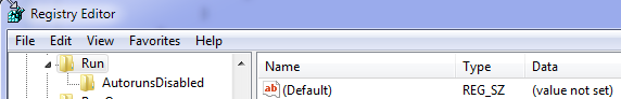 HKLM\Software\Microsoft\Windows\CurrentVersion\Run\