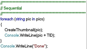 Sequential Foreach loop