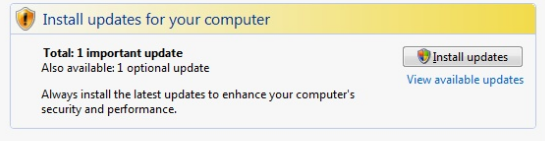 Immediate Updates in Windows Update