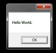 Windows Message Box with no icon