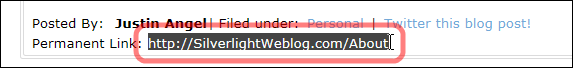 Demoing a Permlink