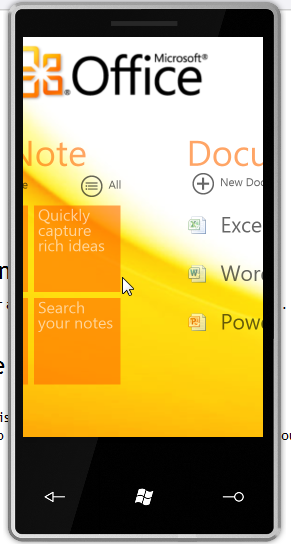 Panorama Control Switching between screens (Office) 
