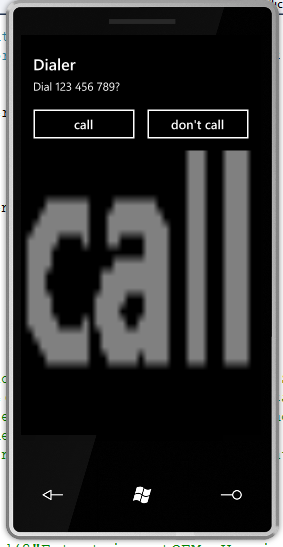 PhoneCallTask - approve dialing phone number