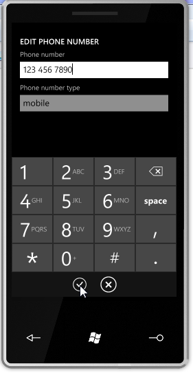 SavePhoneNumberTask - save contact based on phone number